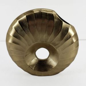 DIONE ΒΑΖΟ 26x8x26 ΑΛΟΥΜΙΝΙΟ ΧΡΥΣΟ