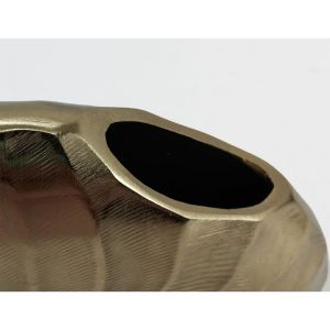 DIONE ΒΑΖΟ 26x8x26 ΑΛΟΥΜΙΝΙΟ ΧΡΥΣΟ