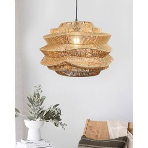 BAMBUSA ΦΩΤΙΣΤΙΚΟ ΟΡΟΦΗΣ 48x48x32 ΜΕΤΑΛΛΟ ΦΥΣΙΚΟ ΣΧΟΙΝΙ