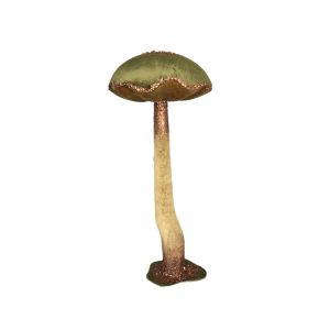 XMAS AGARICUS BROCADE L ΜΑΝΙΤΑΡΙ FOAM ΒΕΛΟΥΔΟ ΠΡΑΣΙΝΟ 33x33xH81cm