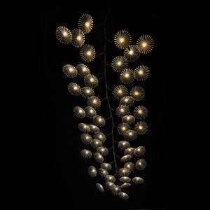 GLOW FLOWER ΓΙΡΛΑΝΤΑ LED COPPER PVC 180cm