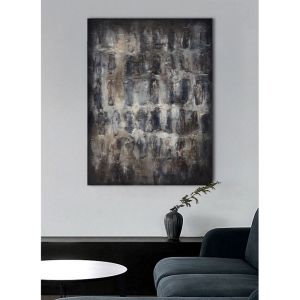 TERRYN ΠΙΝΑΚΑΣ ΔΙΑΚΟΣΜΗΣΗΣ 90x120x4 ΚΑΜΒΑΣ ΜΠΛΕ ΓΚΡΙ ΚΑΦΕ ΜΠΕΖ ΞΥΛΟ