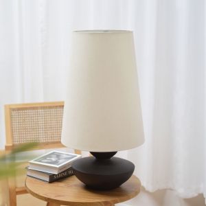 OMONDI ΦΩΤΙΣΤΙΚΟ ΕΠΙΤΡΑΠΕΖΙΟ 27x27x66 RESIN ΜΑΥΡΟ ΛΙΝΟ ΜΠΕΖ