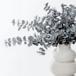 EUCALYPTUS ΚΛΑΔΙ ΤΕΧΝΗΤΟ 53cm FOAM ΓΚΡΙ