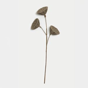 FLOWER FUSION ΚΛΑΔΙ ΤΕΧΝΗΤΟ 63cm FOAM ΚΑΦΕ PVC