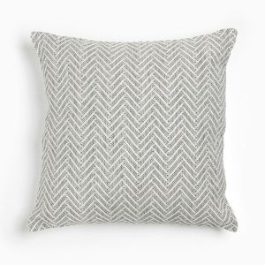 VISHAL ΔΙΑΚΟΣΜΗΤΙΚΟ ΜΑΞΙΛΑΡΙ ΕΞΩΤΕΡΙΚΟΥ ΧΩΡΟΥ 45x45cm ΥΦΑΣΜΑ ΓΚΡΙ POLYESTER