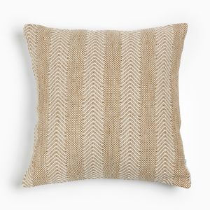 KUNAL ΔΙΑΚΟΣΜΗΤΙΚΟ ΜΑΞΙΛΑΡΙ ΕΞΩΤΕΡΙΚΟΥ ΧΩΡΟΥ 45x45cm ΥΦΑΣΜΑ ΜΠΕΖ POLYESTER