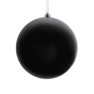 PERLA DARK ΧΡΙΣΤΟΥΓΕΝΝΙΑΤΙΚΗ ΜΠΑΛΑ 25x25x25 ΠΛΑΣΤΙΚΟ ΜΑΥΡΟ