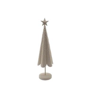 ABRE CHRISTMAS DECORATION TREE 14.5x14.5x53.5 METAL BEIGE