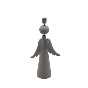 ESPIR CHRISTMAS DECORATION ANGEL 16.5x8x32.5 METAL WHITE