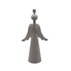 ESPIR CHRISTMAS DECORATION ANGEL 20.5x11x42.5 METAL WHITE