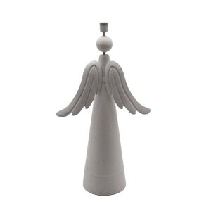 ESPIR CHRISTMAS DECORATION ANGEL 25.5x13.5x50 METAL WHITE