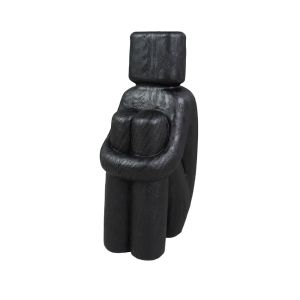 SEDUTO.III ΔΙΑΚΟΣΜΗΤΙΚΟ ΣΩΜΑ 9.5x7.5x20 POLYRESIN ΜΑΥΡΟ