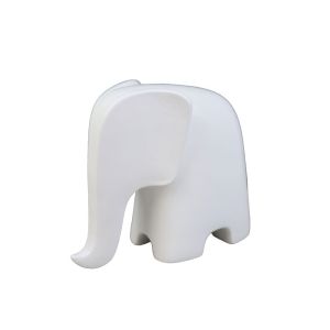 BIANCO ΔΙΑΚΟΣΜΗΤΙΚΟ ΕΛΕΦΑΝΤΑΣ 18.5x8.5x16 POLYRESIN ΛΕΥΚΟ