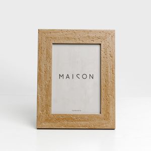 LITHOS ΚΟΡΝΙΖΑ 18.6x1.5x23.7cm POLYRESIN BEIGE ΣΚΟΥΡΟ ΓΥΑΛΙ