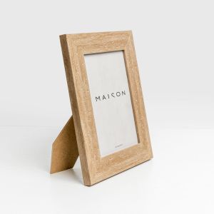 LITHOS ΚΟΡΝΙΖΑ 18.6x1.5x23.7cm POLYRESIN BEIGE ΣΚΟΥΡΟ ΓΥΑΛΙ