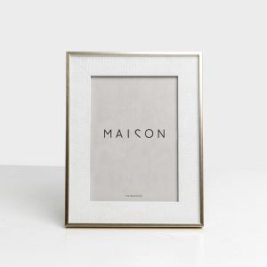 PAPIRUS ΚΟΡΝΙΖΑ 18.4x1.6x23.5cm POLYRESIN ΛΕΥΚΟ ΧΡΥΣΟ ΓΥΑΛΙ