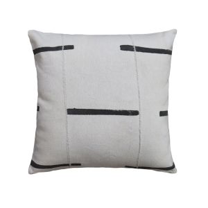 ISLE A ΔΙΑΚΟΣΜΗΤΙΚΟ ΜΑΞΙΛΑΡΙ 50x50cm ΥΦΑΣΜΑ ΛΕΥΚΟ ΜΑΥΡΟ