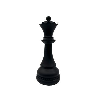 KNIGHTLINE ΔΙΑΚΟΣΜΗΤΙΚΟ ΠΙΟΝΙ 10x10x26cm POLYRESIN ΜΑΥΡΟ