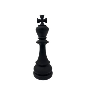 KNIGHTLINE ΔΙΑΚΟΣΜΗΤΙΚΟ ΠΙΟΝΙ 10x10x29.5cm POLYRESIN ΜΑΥΡΟ
