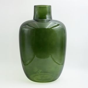 VIDRIO ΒΑΖΟ 25x25x38cm ΓΥΑΛΙ ΠΡΑΣΙΝΟ