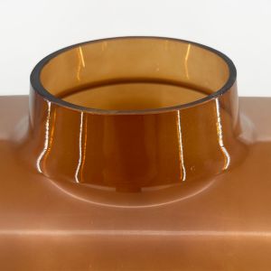 VIDRIO ΒΑΖΟ 34x34x48cm ΓΥΑΛΙ CARAMEL