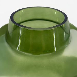 VIDRIO ΒΑΖΟ 34x34x48cm ΓΥΑΛΙ ΠΡΑΣΙΝΟ