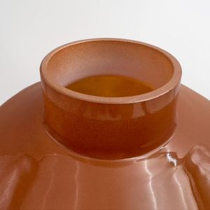 REGAL ΒΑΖΟ 20x20x28cm ΓΥΑΛΙ ΠΟΡΤΟΚΑΛΙ