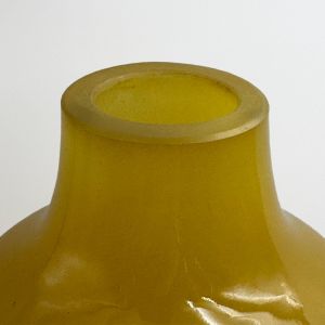 FINO ΒΑΖΟ 12x12x39.5cm ΓΥΑΛΙ CARAMEL