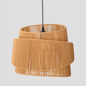 ZIA ΦΩΤΙΣΤΙΚΟ ΟΡΟΦΗΣ 39x35cm ΣΧΟΙΝΙ ΧΑΚΙ ΧΑΡΤΙ