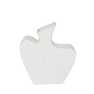 NIRA ΒΑΖΟ 30.5x8x35cm ΜΕΤΑΛΛΟ ΛΕΥΚΟ