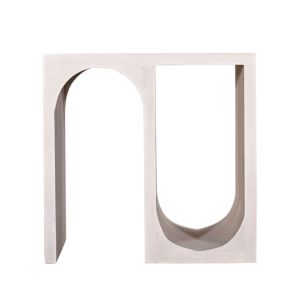 ARCH SIDE TABLE ΛΕΥΚΟ DECAPE 45x35xH45cm