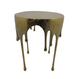 DROP SIDE TABLE ΧΡΥΣΟ 43,25x43,25xH56cm