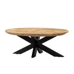 SKORPIO COFFEE TABLE ΚΑΡΥΔΙ ΜΑΥΡΟ 120x60xH45cm