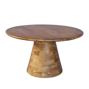 SAVOA COFFEE TABLE ΚΑΡΥΔΙ 80x80x45