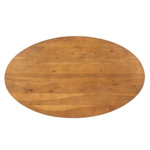 OVO COFFEE TABLE ΚΑΡΥΔΙ ΜΑΥΡΟ 121x71xH44cm