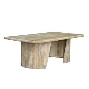 SPIRAL COFFEE TABLE ΦΥΣΙΚΟ 130x70xH45cm