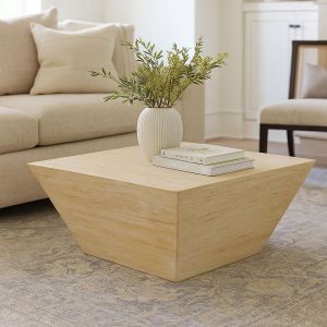 PYRAMIS COFFEE TABLE BEIGE 80x80x40