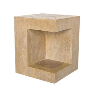 PYRAMIS SIDE TABLE BEIGE 38.5x38.5x46