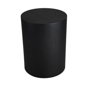 TUBE SIDE TABLE ΜΑΥΡΟ 50x50xH66,5cm