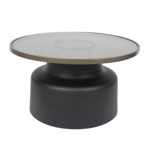 BOW COFFEE TABLE ΜΑΥΡΟ 71.5x71.5x40