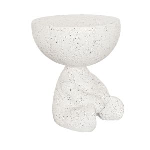 BEAR SIDE TABLE TERRAZZO 38x38x43