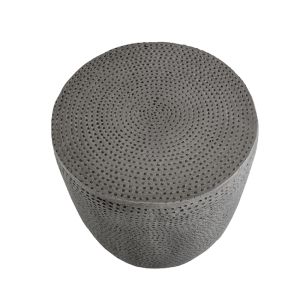 AFRICA SIDE TABLE ΓΚΡΙ 36x36x45