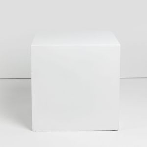 LITHOS SQUARE SIDE TABLE WHITE 55.5x55.5x57