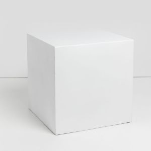 LITHOS SQUARE SIDE TABLE WHITE 55.5x55.5x57