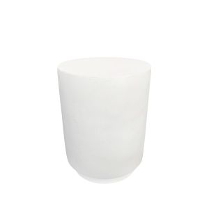 LITHOS ROUND SIDE TABLE WHITE 35.5x35.5x45