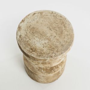 SANDY SIDE TABLE ΚΑΦΕ ΑΝΟΙΧΤΟ 38.5x38.5x51cm