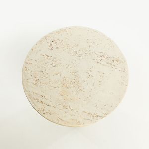 POROS SIDE TABLE BEIGE 40x40x46.3cm