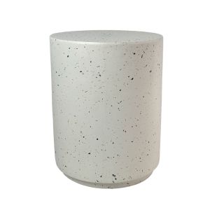 WHEEL ROUND SIDE TABLE TERRAZZO 36.5x36.5x46cm
