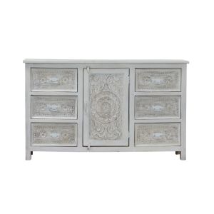 FOLEGANDROS ΜΠΟΥΦΕΣ ΛΕΥΚΟ ANTIQUE 150x40x90